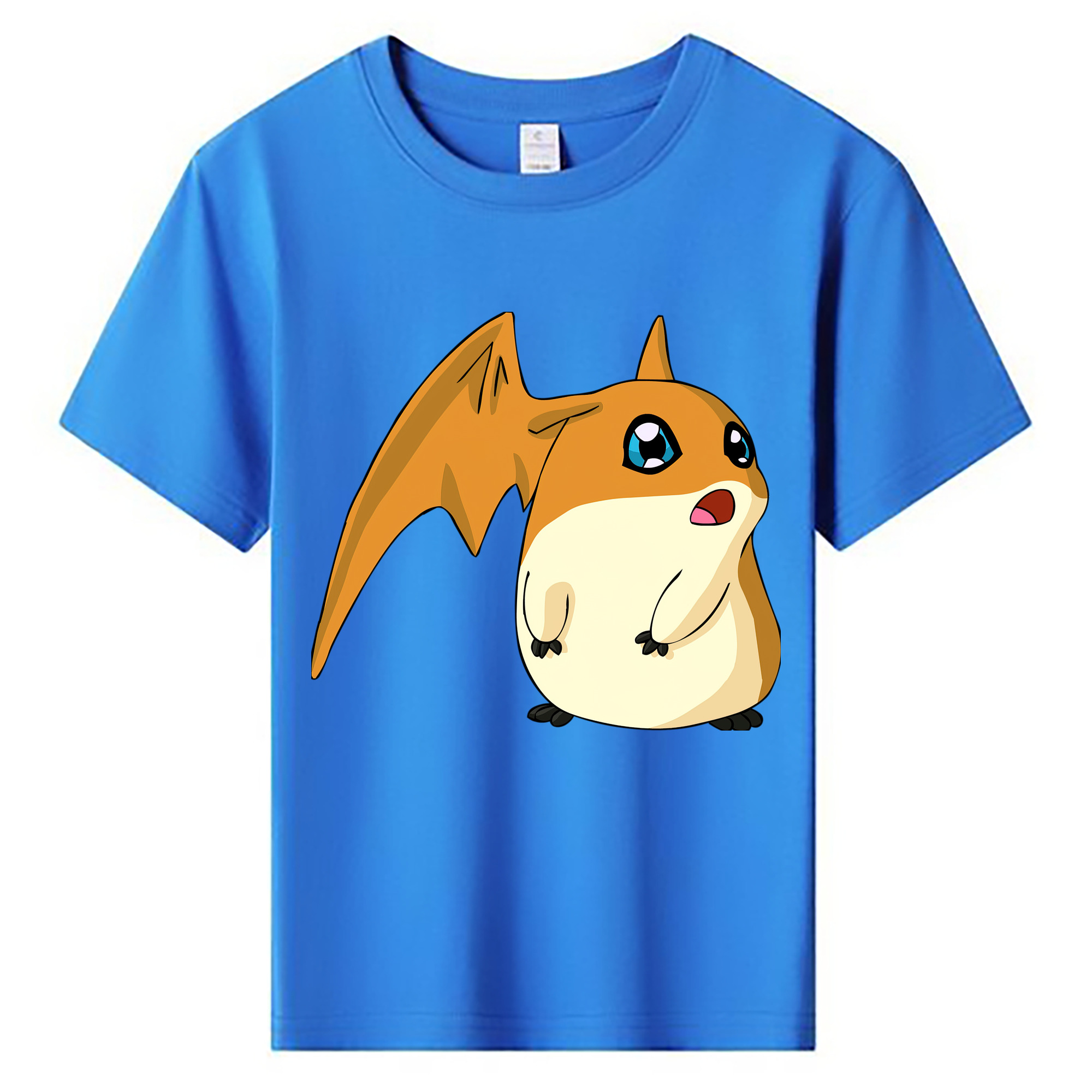 （画像用） Digimon デジタルモンスター/デジモン 綿100％キッズTシャツ（フロントプリント）